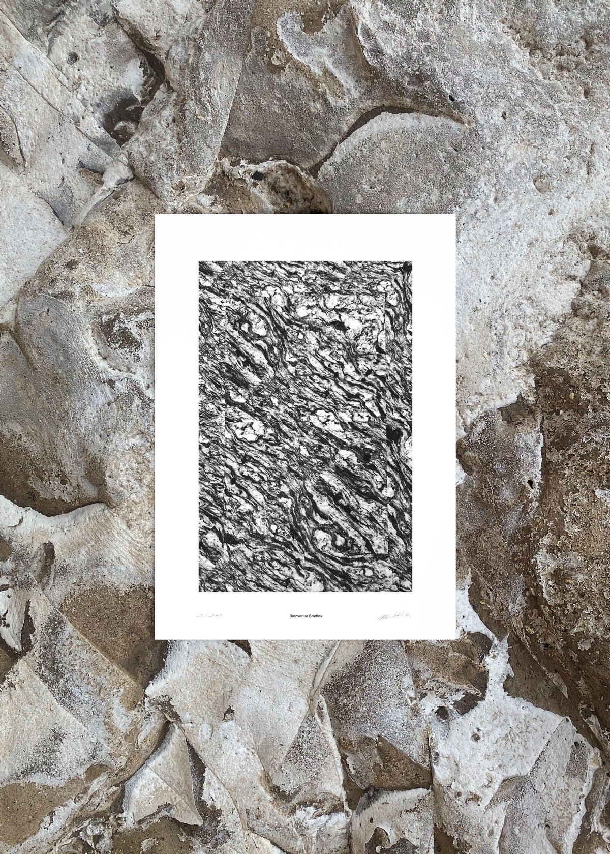 Kunstdruck Black Reflection N° 1