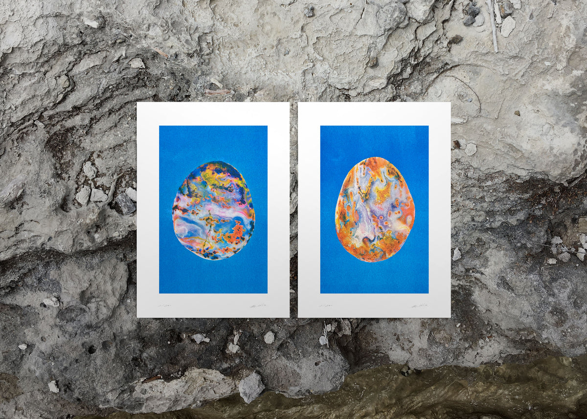 Kunstdruck Riverstone N° 2-3