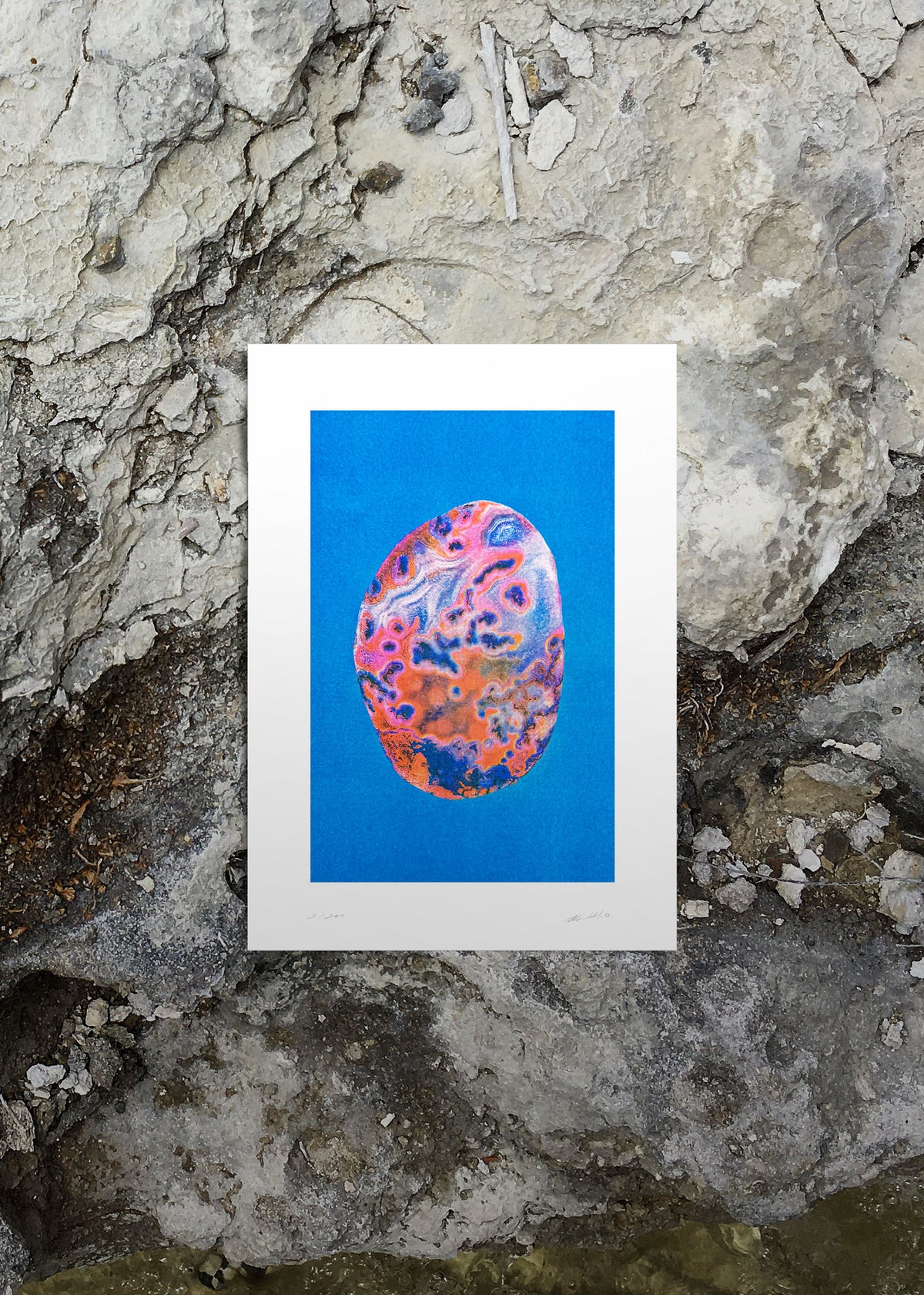 Art Print Riverstone No. 3-3