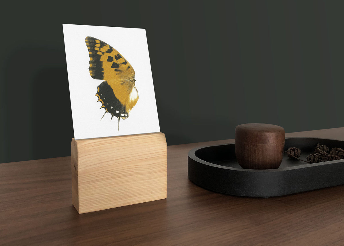 Wooden card holder short – vertical-4