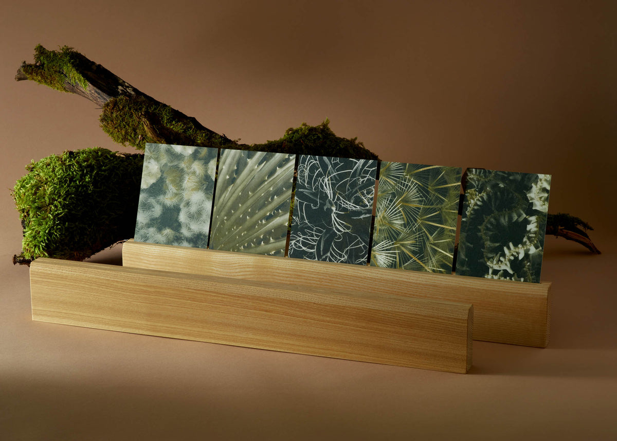 Kartenhalter Holz Lang – hoch