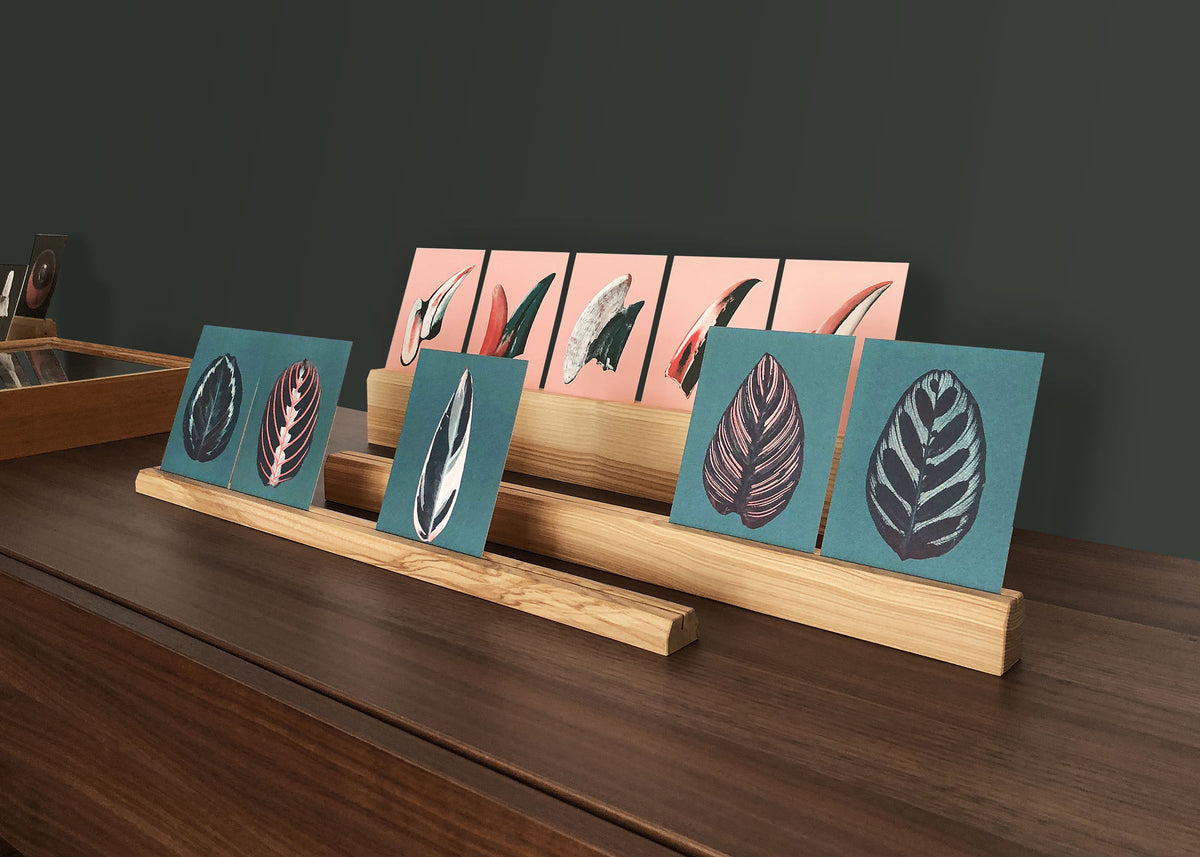 Kartenhalter Holz Lang – hoch-4