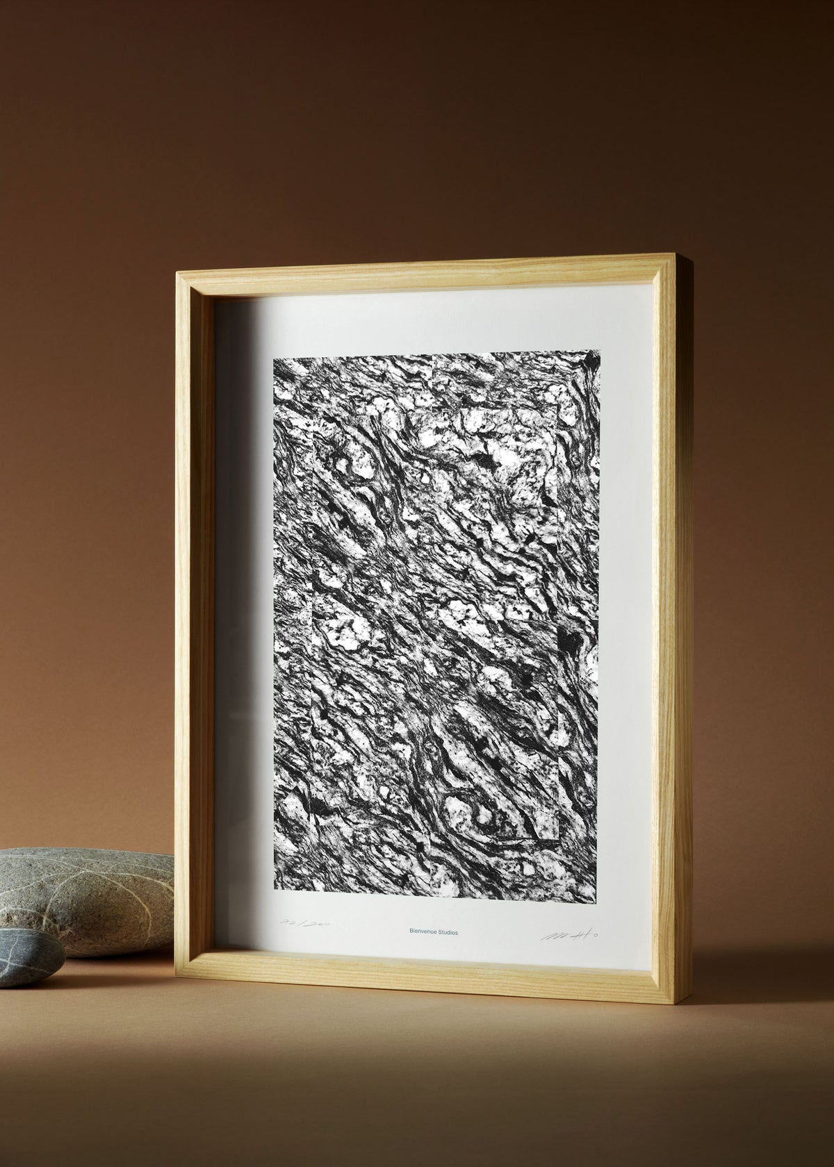 Impression d'art Black Reflection N° 1-4