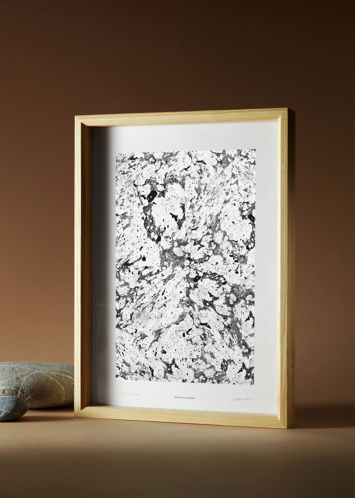 Kunstdruck Black Reflection N° 2