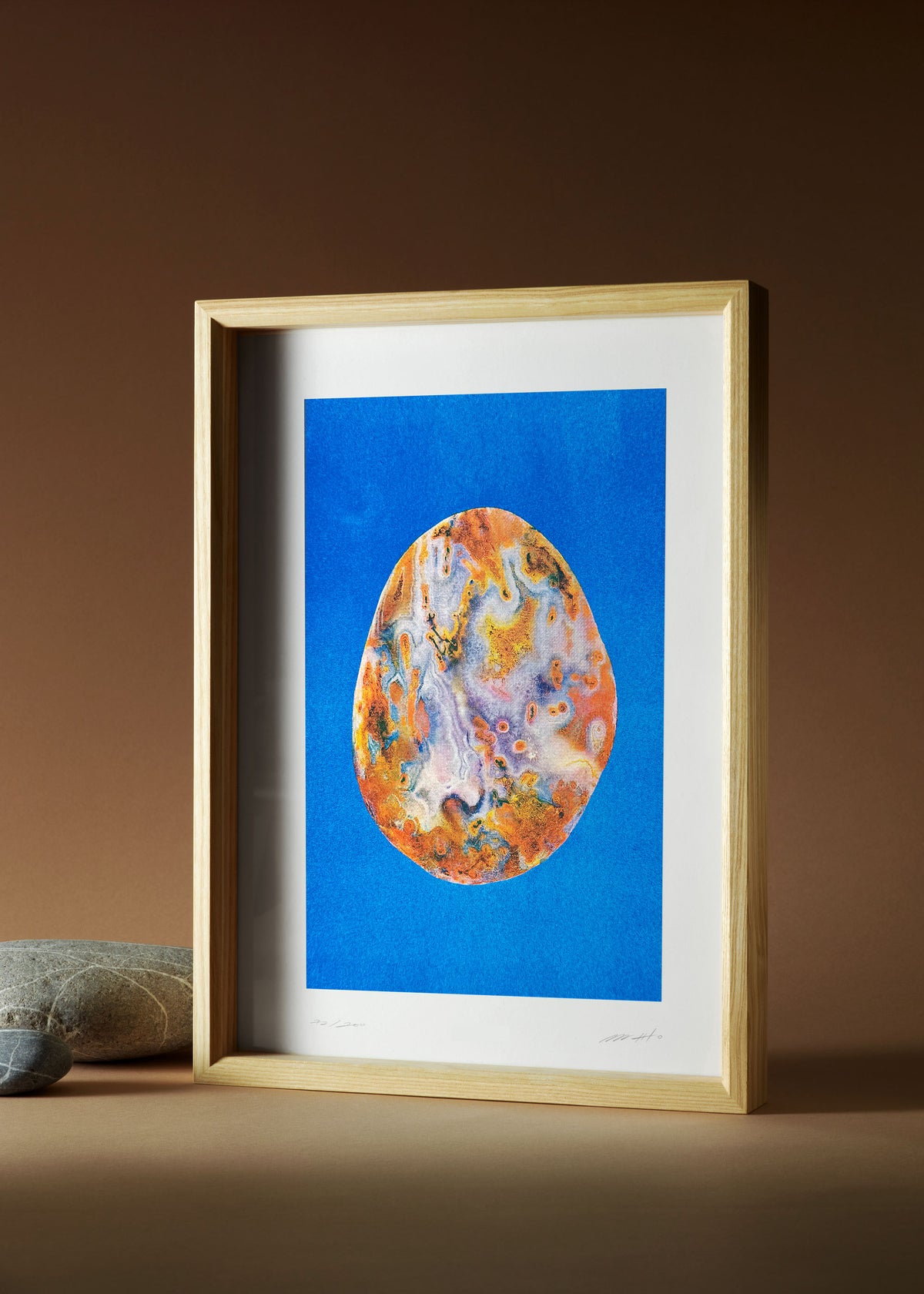 Kunstdruck Riverstone N° 2-4