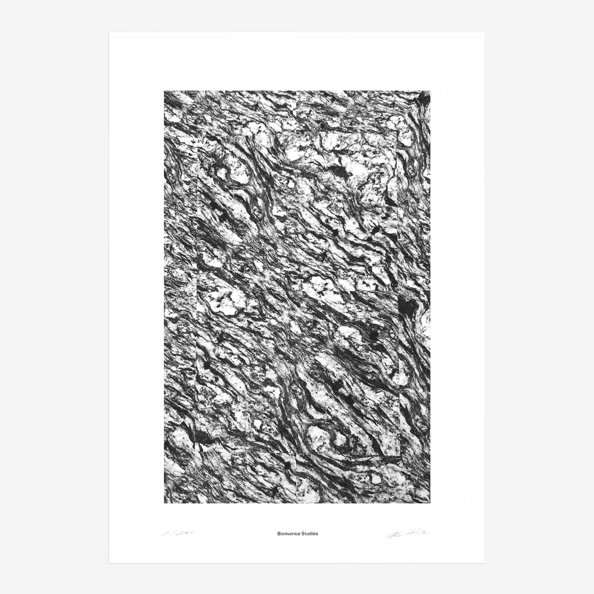 Kunstdruck Black Reflection N° 1