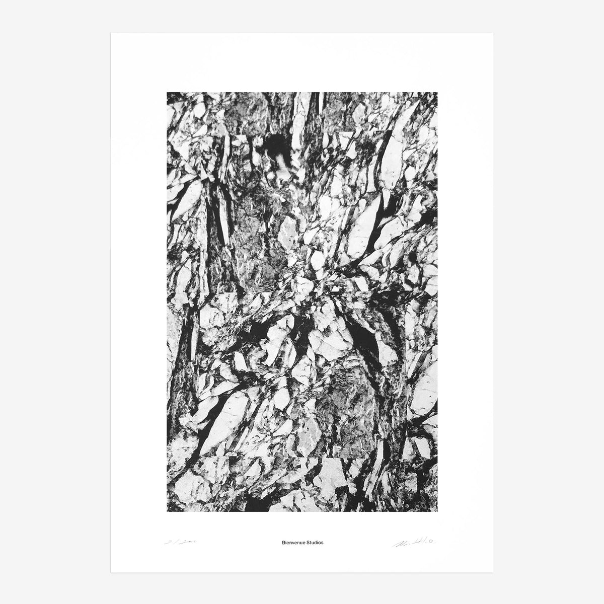 Kunstdruck Black Reflection N° 3