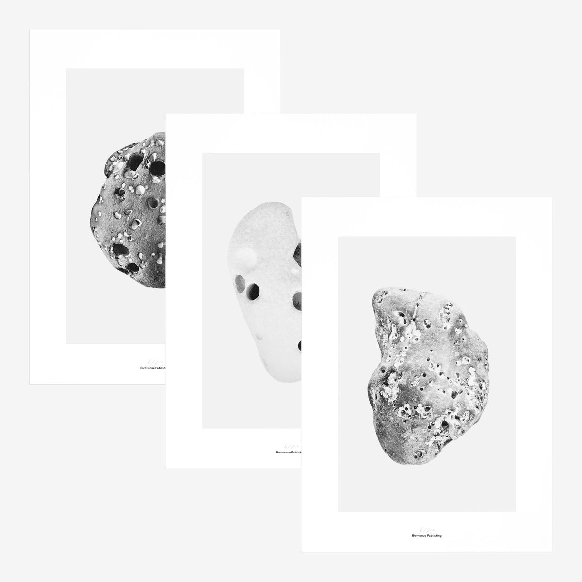 Kunstdrucke Pacific Marks – 3er-Set